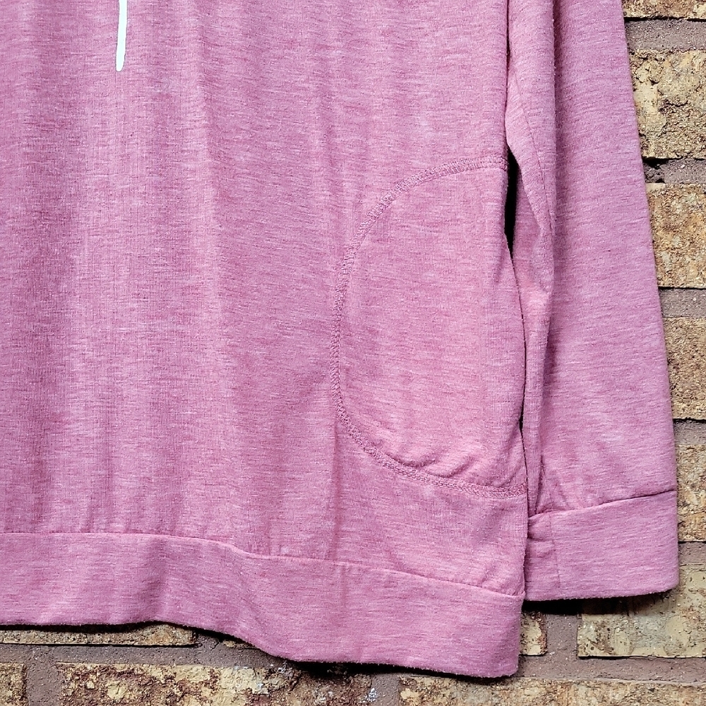 Pink 'Faith' Cross Graphic Pullover Sweatshirt - Picture 4 of 9